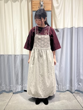 「アイテム（ワンピース/ドレス）」を使った、あかしさん（レディース・152cm・20代）の秋コーディネート