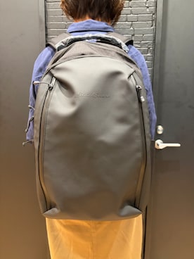 「Eddie Bauer（エディーバウアー）のTPU コンビネーション バックパック（バックパック/リュック、ブラック系）」を使った、ebkouhokuさん（メンズ・175cm）の夏コーディネート