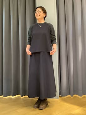 「アイテム（その他トップス）」を使った、ebkouhokuさん（レディース・162cm）の秋コーディネート