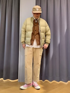 「Eddie Bauer（エディーバウアー）のアイテム」を使った、ebkouhokuさん（メンズ・181cm）の秋コーディネート