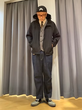 「Eddie Bauer（エディーバウアー）のアイテム」を使った、ebkouhokuさん（メンズ・181cm）の秋コーディネート