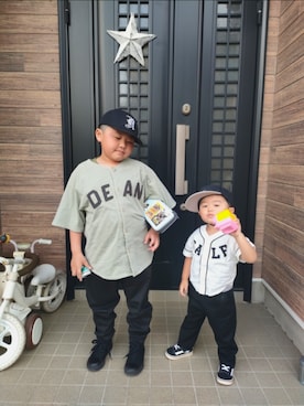 「Ocean&Ground（オーシャン&グラウンド）のアイテム」を使った、chilltohaさん（キッズ・120cm）の春コーディネート