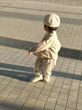 「アイテム（シューズ）」を使った、chilltohaさん（キッズ・120cm）の冬コーディネート