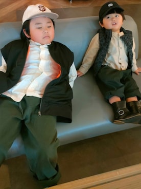 「アイテム（シューズ）」を使った、chilltohaさん（キッズ・120cm）の冬コーディネート