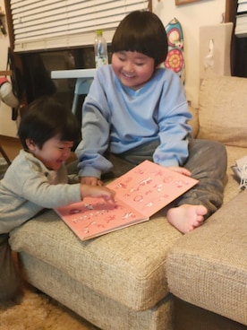 「アイテム（帽子）」を使った、chilltohaさん（キッズ・120cm）の冬コーディネート