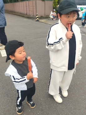 「ZARA KIDSのアイテム」を使った、chilltohaさん（キッズ・120cm）の夏コーディネート