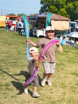 「THE SHOP TK （ザ ショップ ティーケー ）のアイテム」を使った、chilltohaさん（キッズ・120cm）の春コーディネート