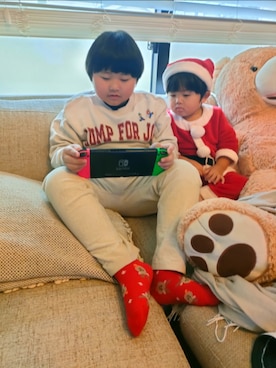 「DAISO（DAISO）のアイテム」を使った、chilltohaさん（キッズ・120cm）の冬コーディネート