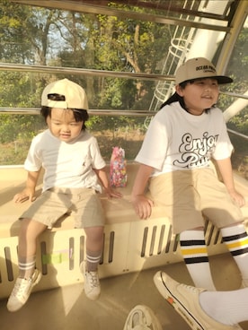 「ZARA KIDSのアイテム」を使った、chilltohaさん（キッズ・120cm）の春コーディネート