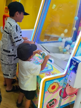 「アイテム（セットアップ）」を使った、chilltohaさん（キッズ・110cm）の夏コーディネート