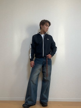 「アイテム（ブルゾン）」を使った、かなたさん（メンズ・168cm・20代）の秋コーディネート