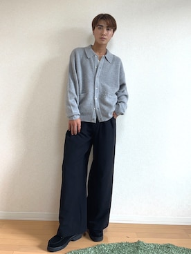 かなたさん（骨格ストレート・メンズ・168cm）の秋コーディネート