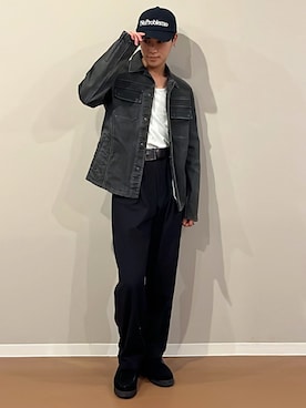 かなたさん（骨格ストレート・メンズ・168cm）の秋コーディネート