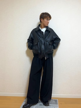 かなたさん（骨格ストレート・メンズ・168cm）の秋コーディネート
