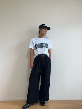 「アイテム（イヤリング（片耳用））」を使った、かなたさん（メンズ・168cm）の秋コーディネート