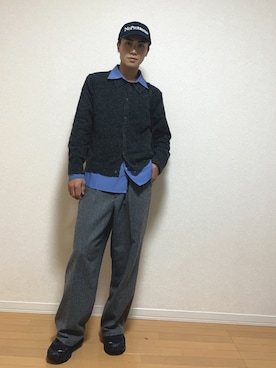 かなたさん（骨格ストレート・メンズ・168cm）の秋コーディネート