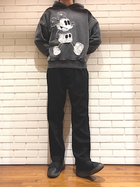 Desigual 西宮阪急 STAFFさん（メンズ・172cm）の冬コーディネート