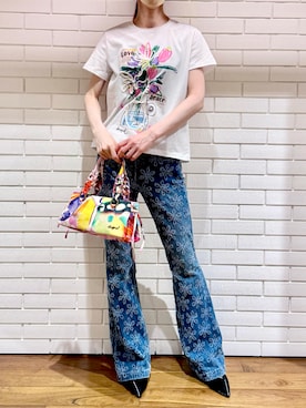 Desigual 西宮阪急 STAFFさん（レディース・170cm）の春コーディネート