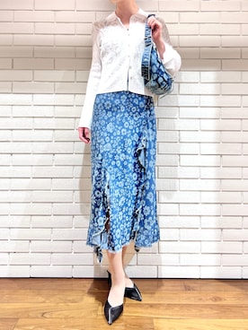 Desigual 西宮阪急 STAFFさん(レディース・170cm)の春コーディネート