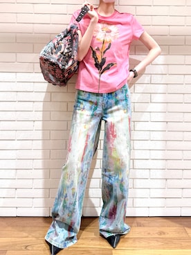 Desigual 西宮阪急 STAFFさん（レディース・167cm）の春コーディネート