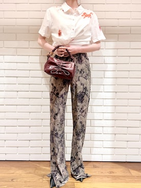 Desigual 西宮阪急 STAFFさん(レディース・167cm)の夏コーディネート