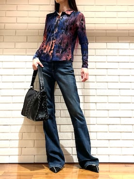 Desigual 西宮阪急 STAFFさん(レディース・170cm)の冬コーディネート