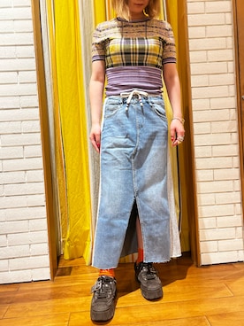 Desigual 西宮阪急 STAFFさん(レディース・162cm)の夏コーディネート