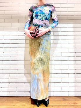 「Desigual（デシグアル）のアイテム」を使った、Desigual 西宮阪急 STAFFさん（レディース・170cm）の春コーディネート