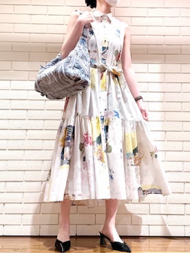 「Desigual（デシグアル）のアイテム」を使った、Desigual 西宮阪急 STAFFさん（レディース・167cm）の春コーディネート