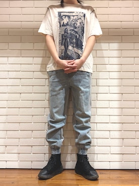 Desigual 西宮阪急 STAFFさん(メンズ・172cm)の冬コーディネート