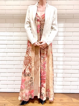 「Desigual（デシグアル）のアイテム」を使った、Desigual 西宮阪急 STAFFさん（レディース・167cm）の夏コーディネート