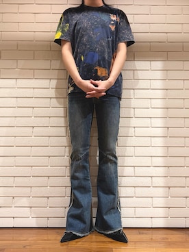 Desigual 西宮阪急 STAFFさん(メンズ・172cm)の冬コーディネート
