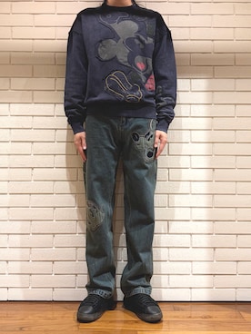Desigual 西宮阪急 STAFFさん（メンズ・172cm）の冬コーディネート
