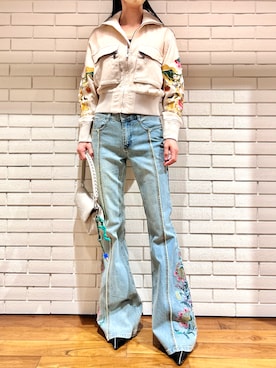 Desigual 西宮阪急 STAFFさん（レディース・170cm）の春コーディネート