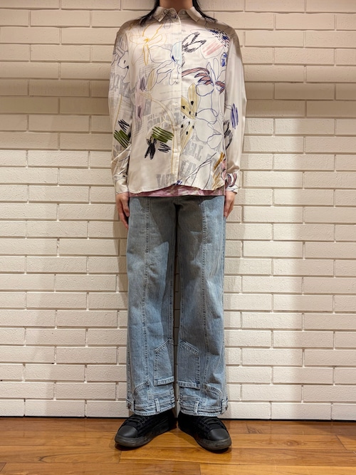 Desigual（デシグアル） ブラウス シャツ アートコラージュオーバー