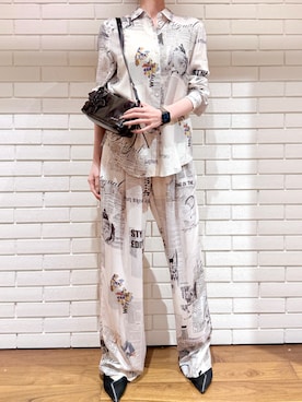 「Desigual（デシグアル）のアイテム」を使った、Desigual 西宮阪急 STAFFさん（レディース・167cm）の夏コーディネート
