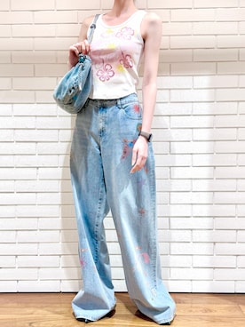 Desigual 西宮阪急 STAFFさん（レディース・167cm）の夏コーディネート