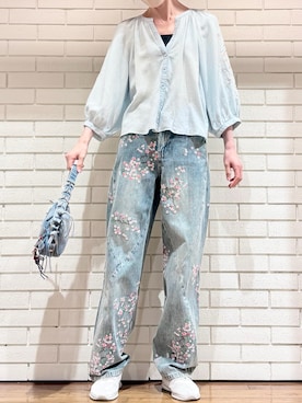 Desigual 西宮阪急 STAFFさん(レディース・170cm)の夏コーディネート