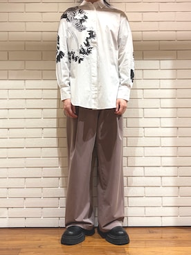 「Desigual（デシグアル）のアイテム」を使った、Desigual 西宮阪急 STAFFさん（メンズ・172cm）の春コーディネート