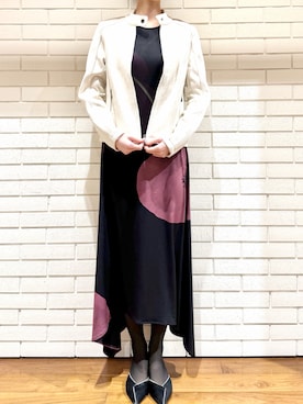 Desigual 西宮阪急 STAFFさん(レディース・167cm)の冬コーディネート