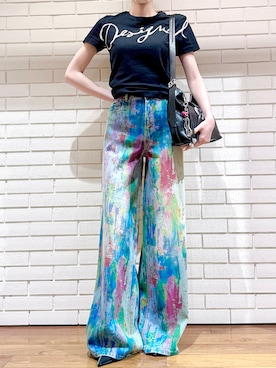 Desigual 西宮阪急 STAFFさん(レディース・167cm)の夏コーディネート