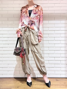 Desigual 西宮阪急 STAFFさん(レディース・170cm)の夏コーディネート