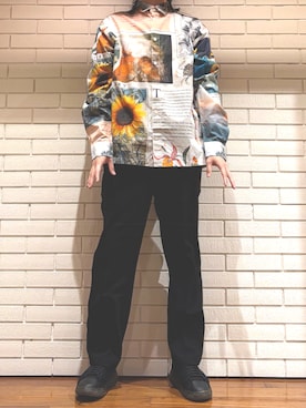 Desigual 西宮阪急 STAFFさん（メンズ・172cm）の冬コーディネート