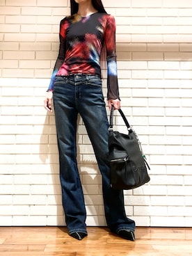 Desigual 西宮阪急 STAFFさん（レディース・170cm）の秋コーディネート