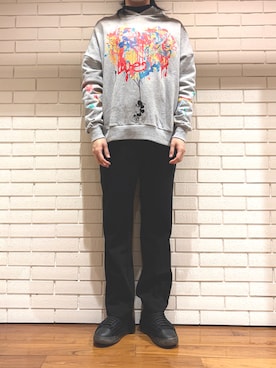 Desigual 西宮阪急 STAFFさん（メンズ・172cm）の冬コーディネート