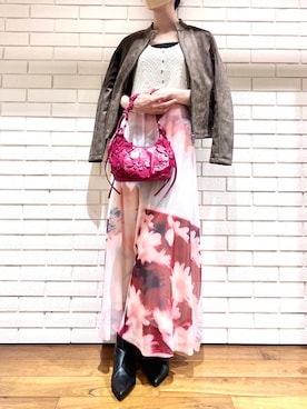 Desigual 西宮阪急 STAFFさん(レディース・170cm)の春コーディネート