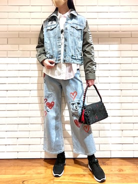 Desigual 西宮阪急 STAFFさん（レディース・170cm）の冬コーディネート