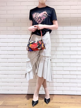 Desigual 西宮阪急 STAFFさん(レディース・170cm)の夏コーディネート