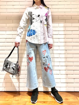 Desigual 西宮阪急 STAFFさん（レディース・170cm）の冬コーディネート
