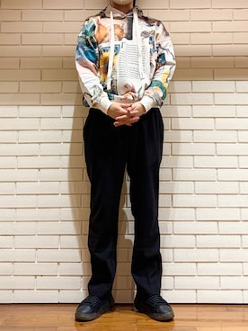 Desigual 西宮阪急 STAFFさん（メンズ・172cm）の冬コーディネート